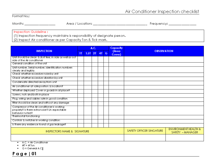 Maintenance preventative checklist hvac template equipment templates forms example checklists asset plant project Maintenance preventative checklist hvac template equipment templates forms example checklists asset plant project